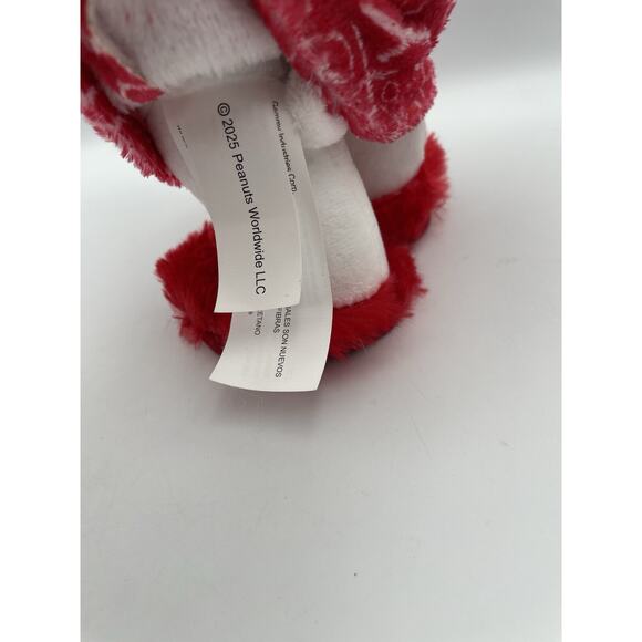 Snoopy Valentine Greeter NEW 2025 Hearts Pajamas 11" Plush Peanuts Waddler - Picture 8 of 13